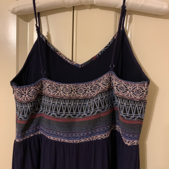 Altar’d State Maxi Dress Navy Boho Small - Picture 4 of 5